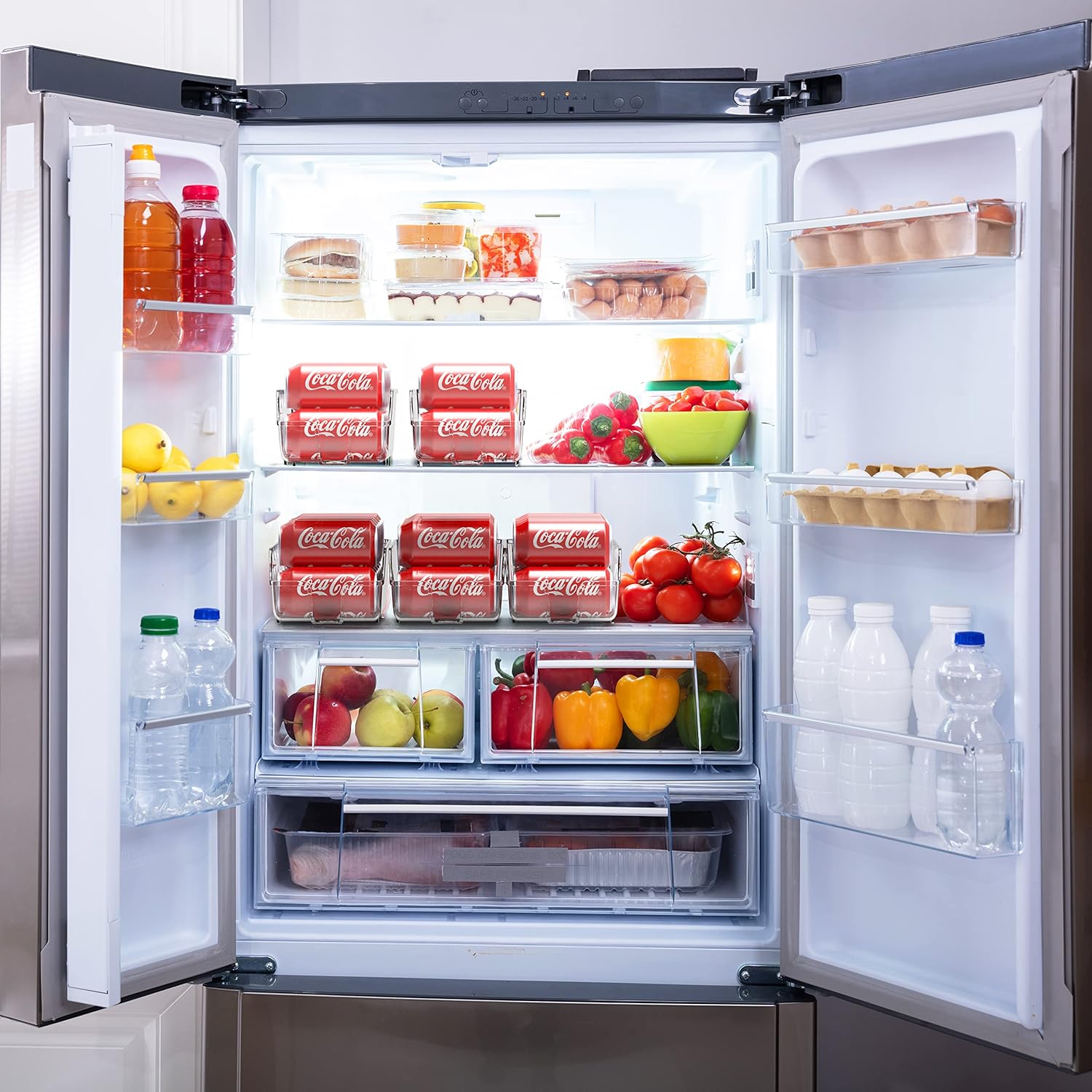 Can Dispense, Refrigerator Organizer Storage, Coldrink Organizer, Fridge Organizer Can Dispense, Refrigerator Organizer Storage, Coldrink Organizer, Fridge Organizer